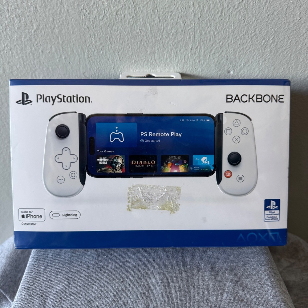 Backbone One PlayStation Edition iPhone Lightning‎ Gaming Controller White NEW